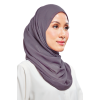 Kalsom Light Chiffon Scarf in Dusk Purple